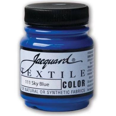 SKY BLUE 111 FABRIC PAINT 2.25 OZ JACQUARD TEXTILE